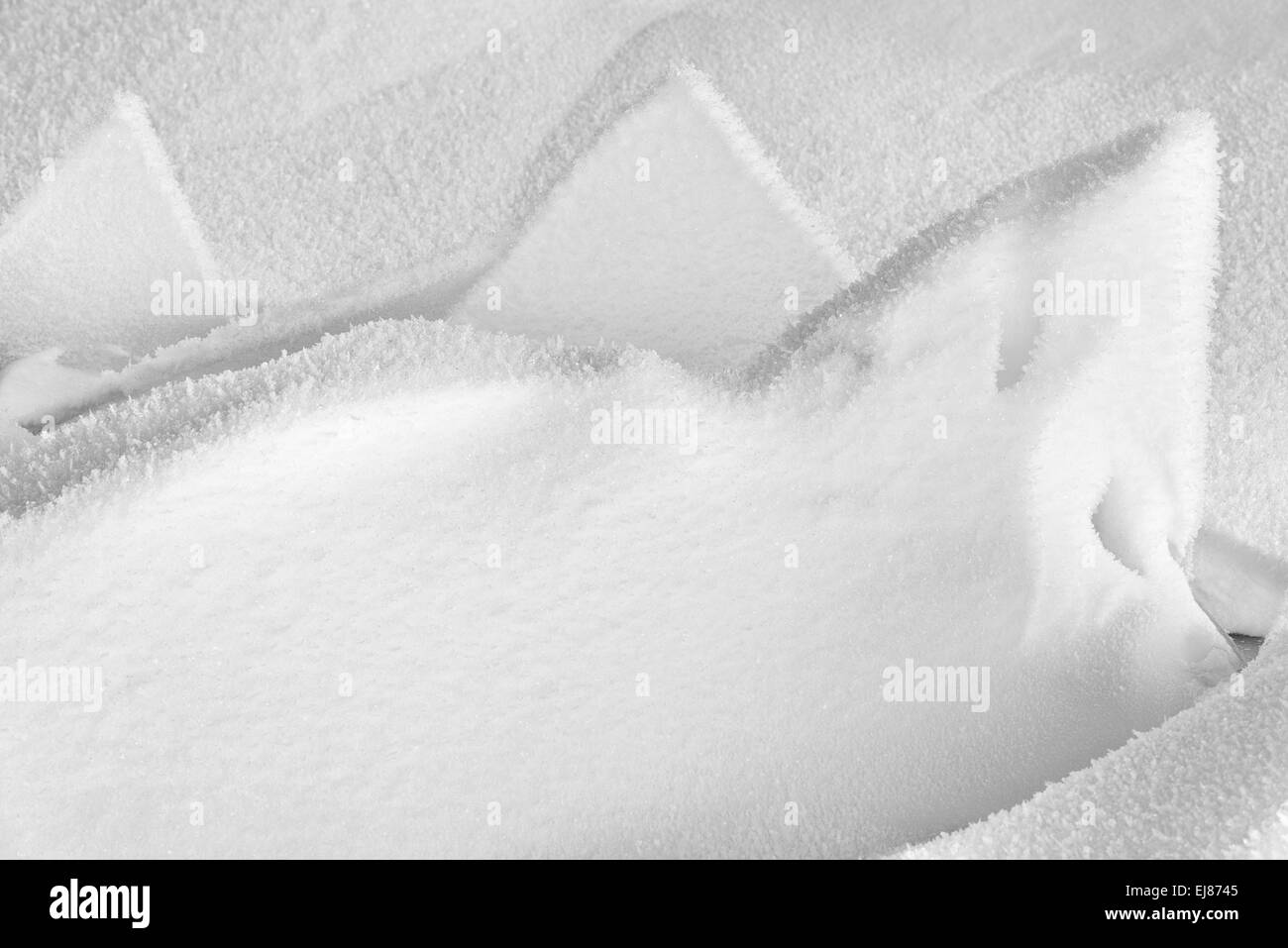 Des plaques de glace, Laponie, Suède Banque D'Images