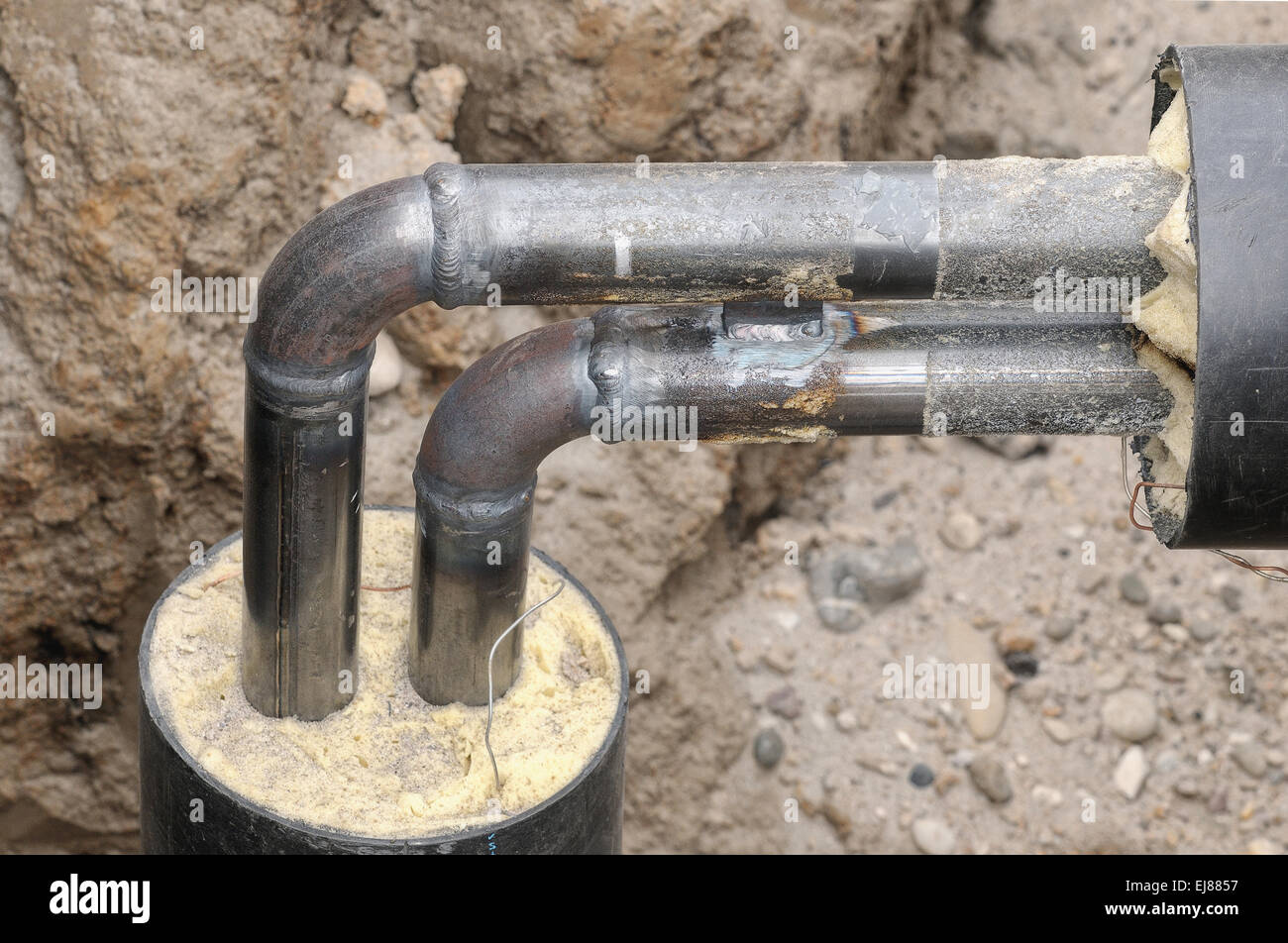 Le chauffage urbain l'avenir Banque D'Images