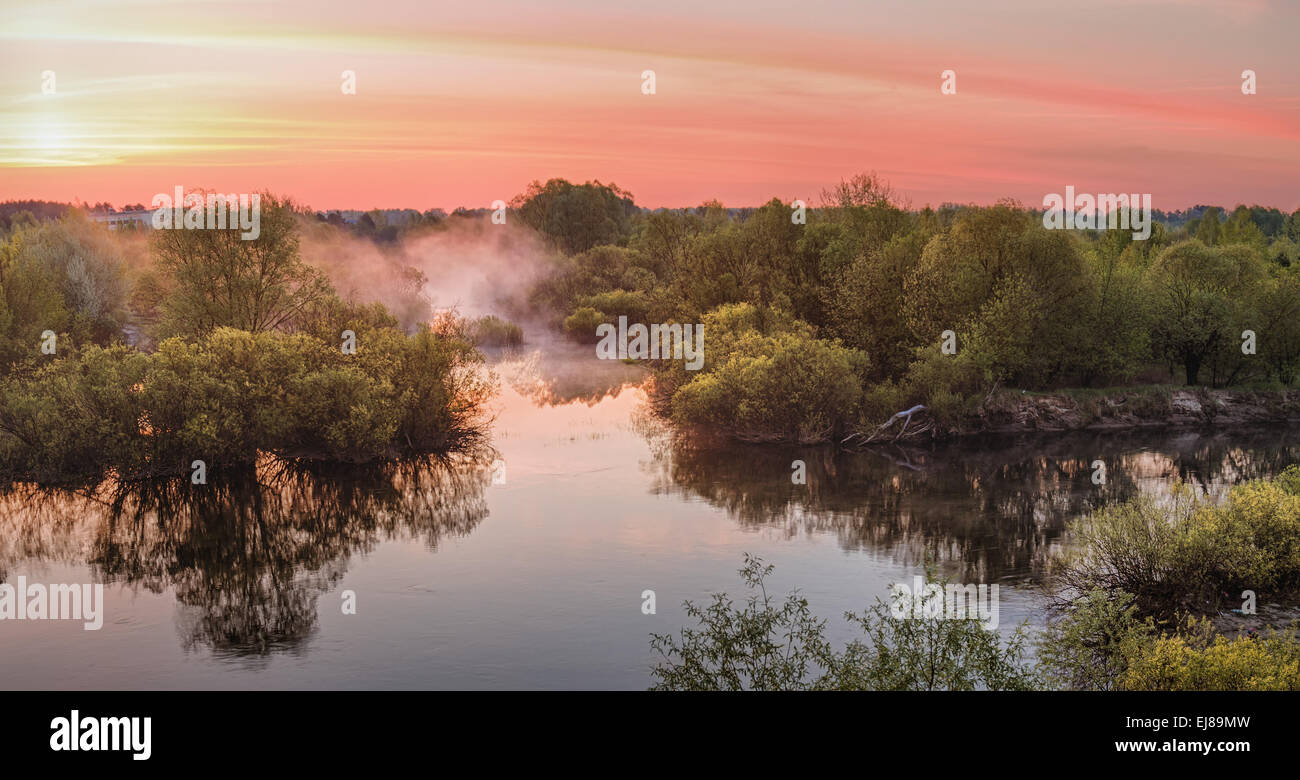 La naissance d'un nouveau jour Banque D'Images