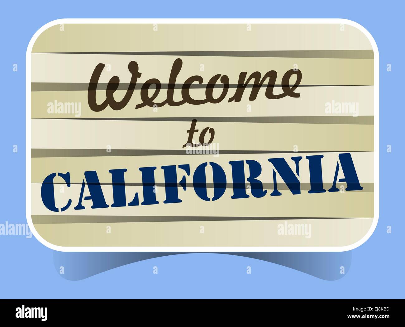 Los angeles california welcome sign Banque de photographies et d’images ...