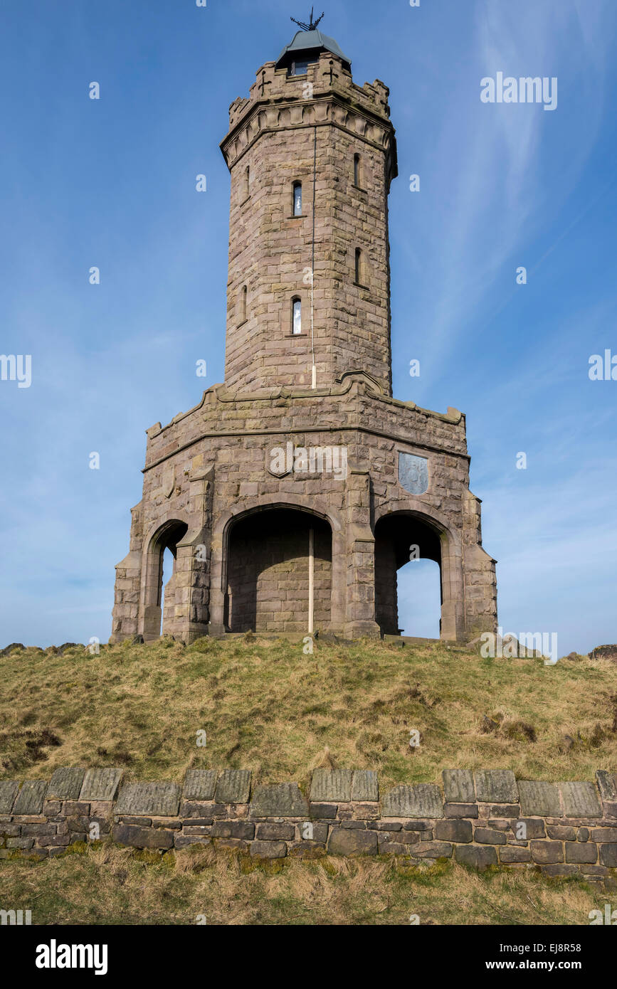 La tour du Jubilé sur les Maures en Darwen Lancashire. Banque D'Images