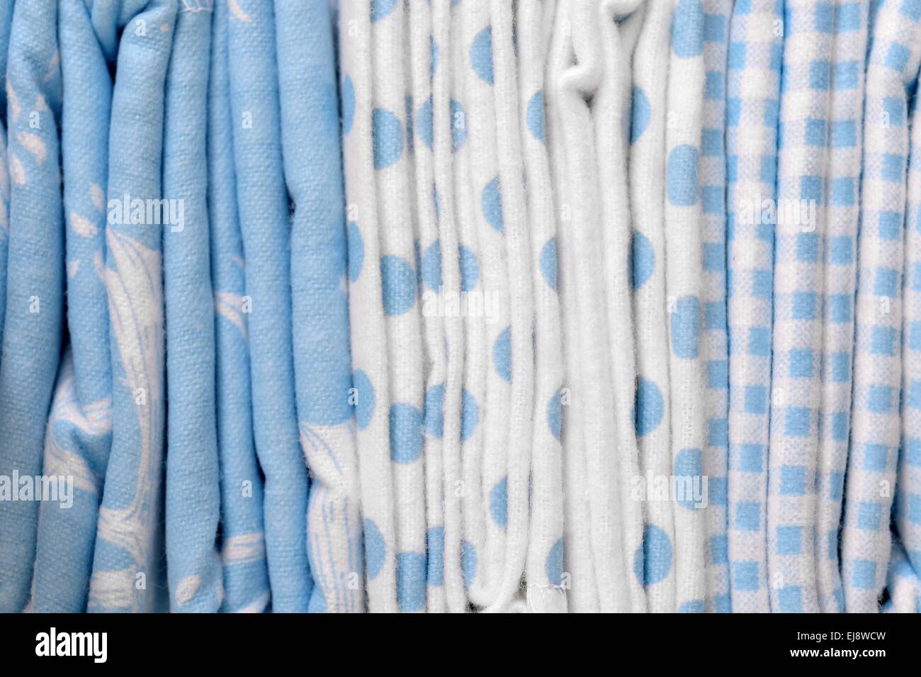 Draps de lit de bébé Banque D'Images