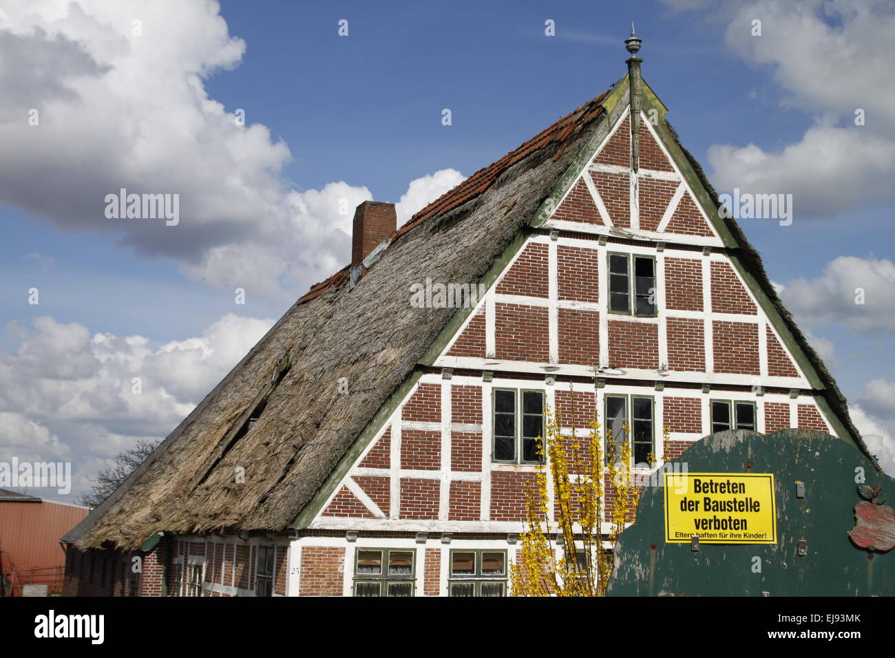 Maison à colombages Banque D'Images