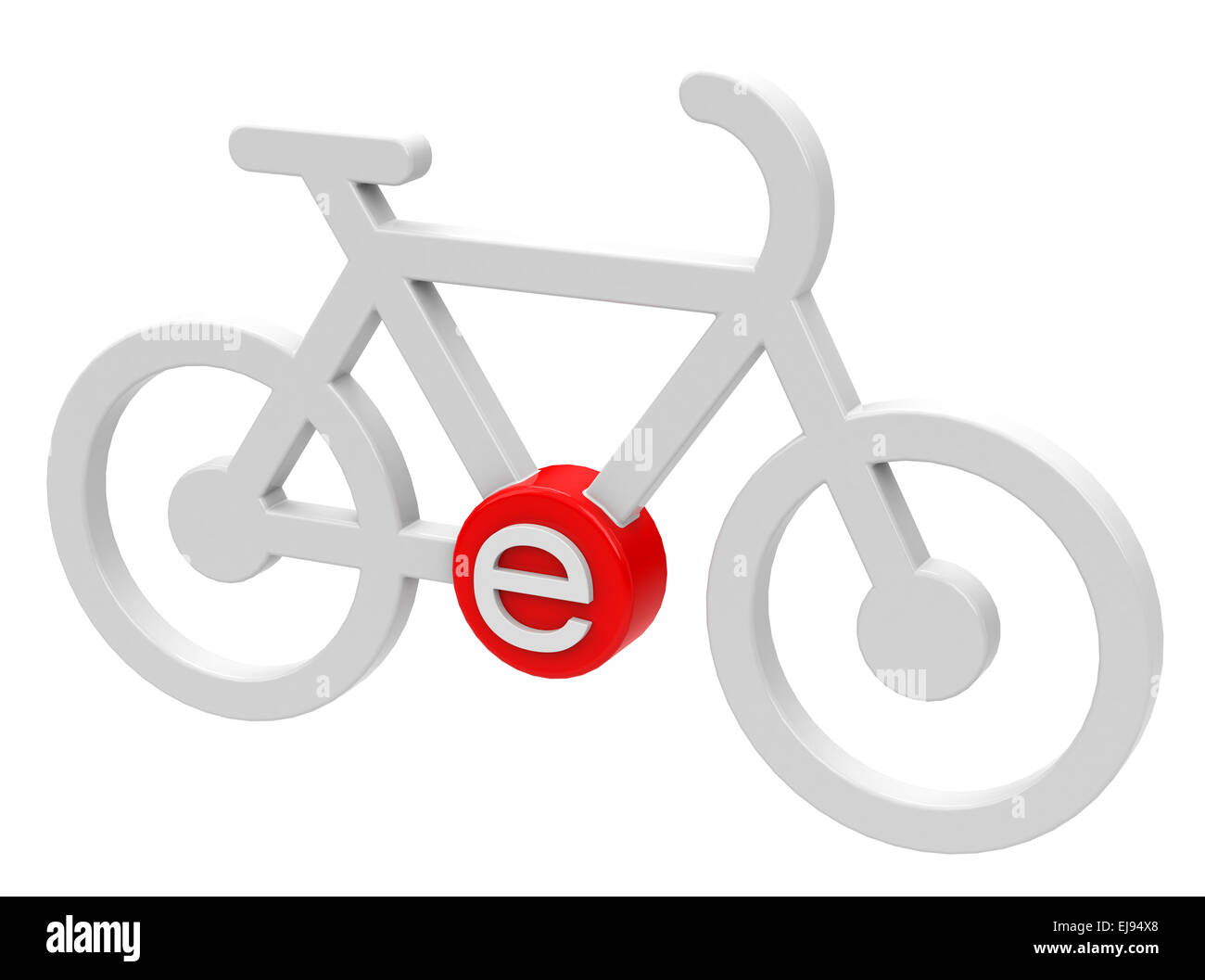 L’e-bike Banque D'Images