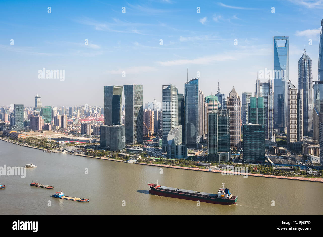La ville moderne de Shanghai Banque D'Images