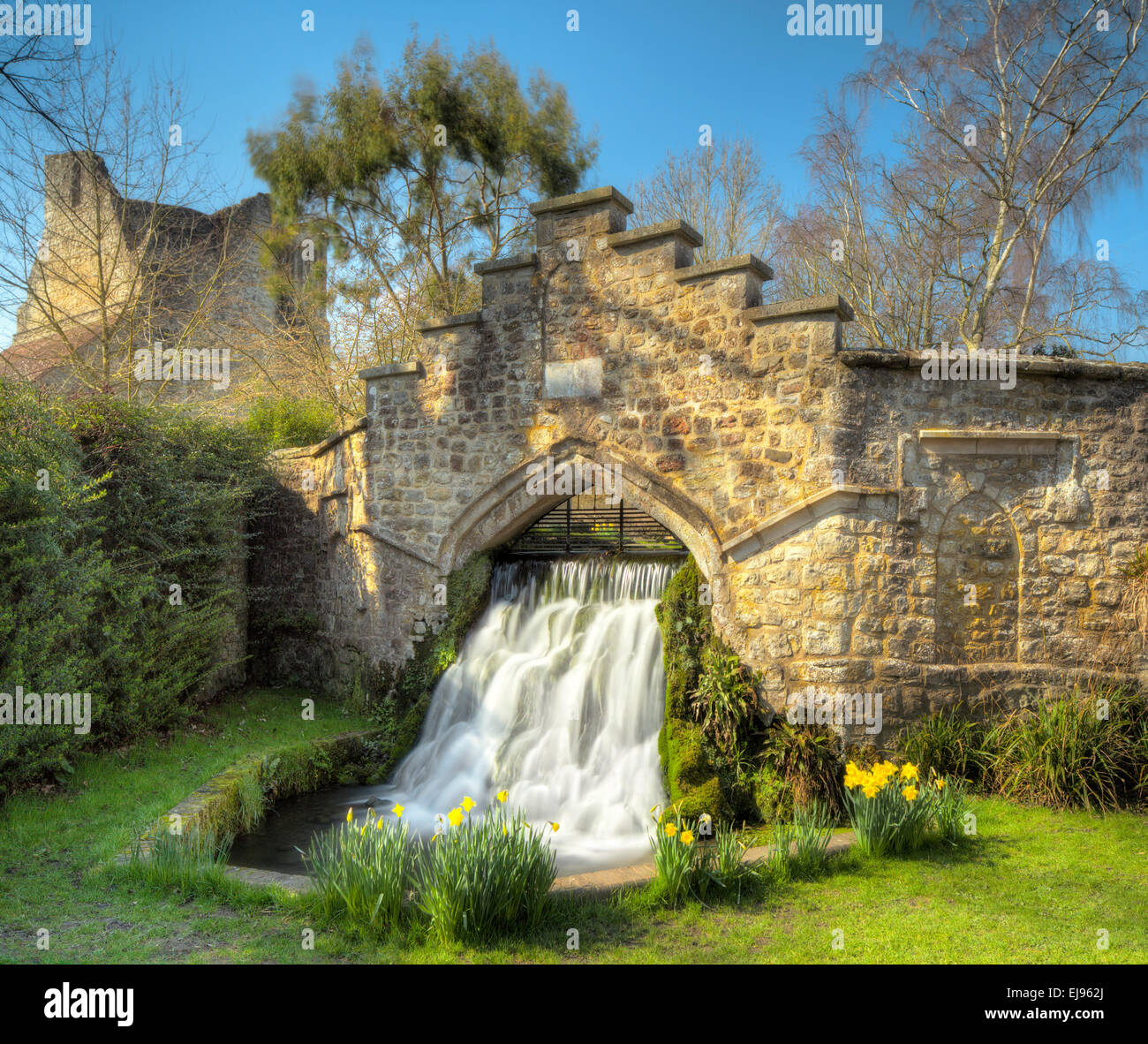 La cascade Cascade, West Malling. Banque D'Images