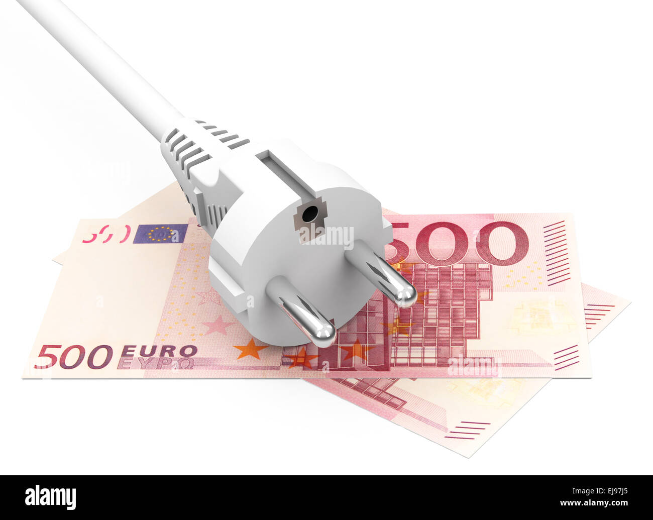 Le coût de l'électricité Banque D'Images