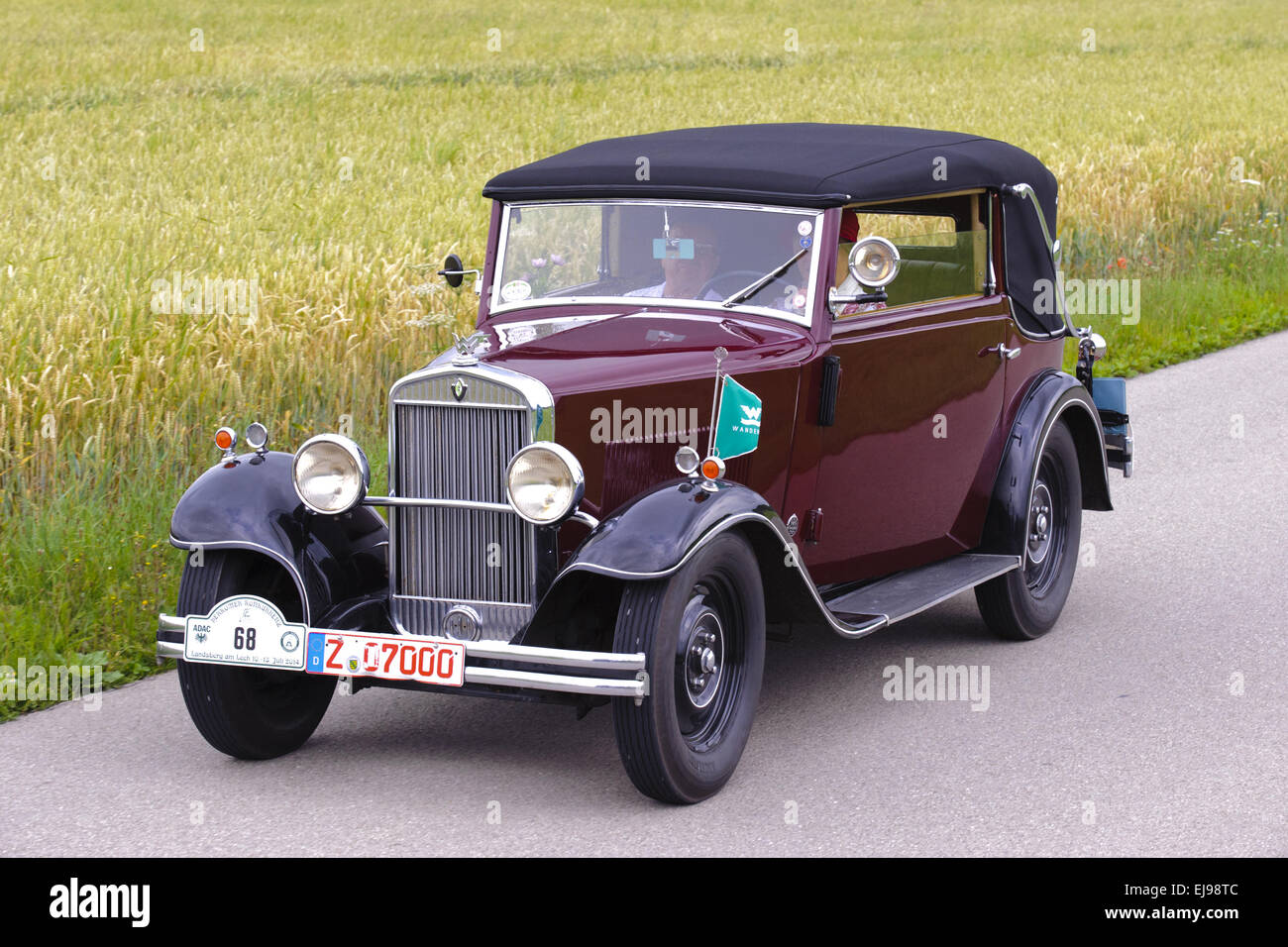 Voiture vétéran Wanderer, construit à 1930 Banque D'Images