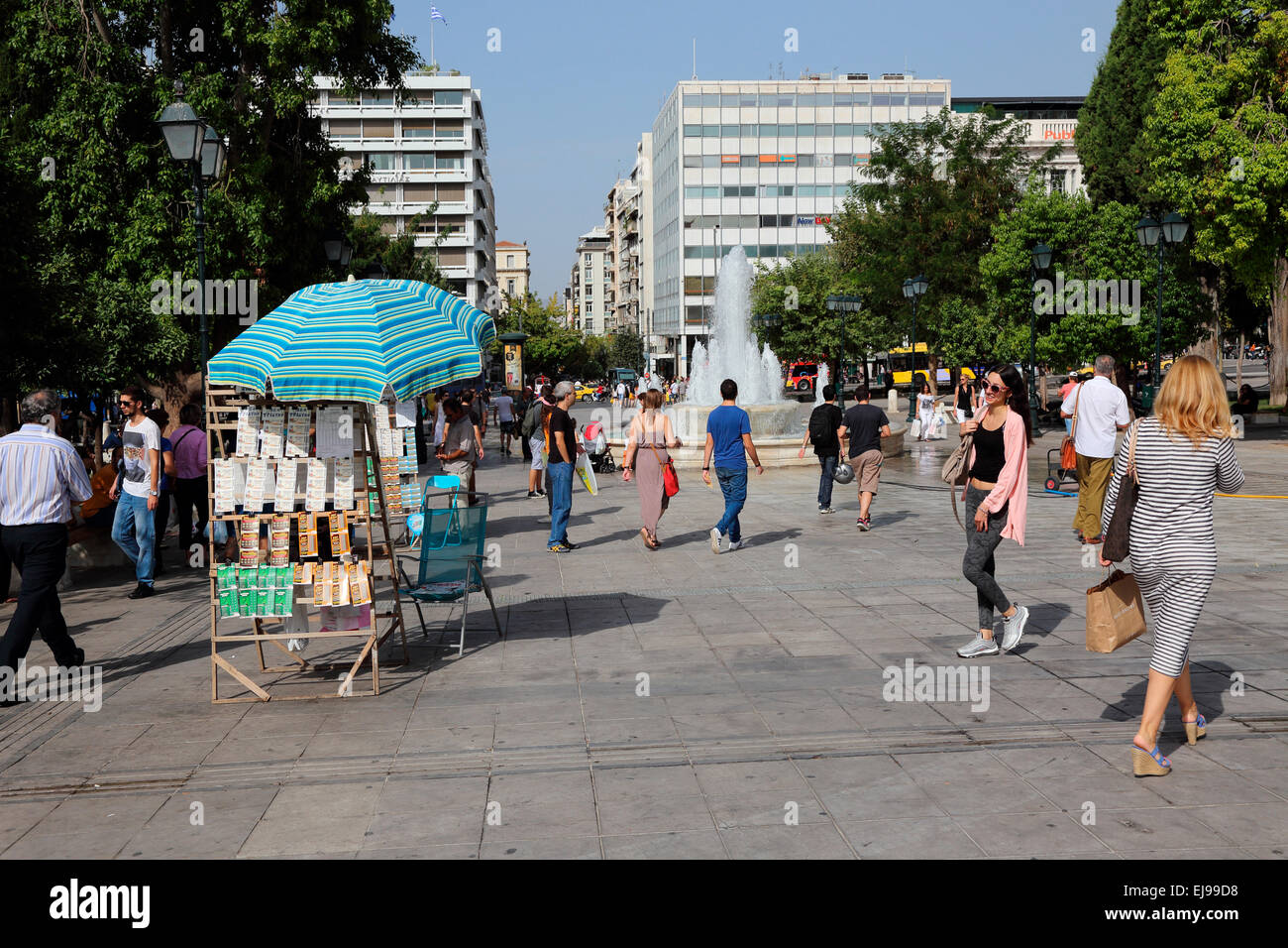 Grèce Athènes Syntagma Square Banque D'Images