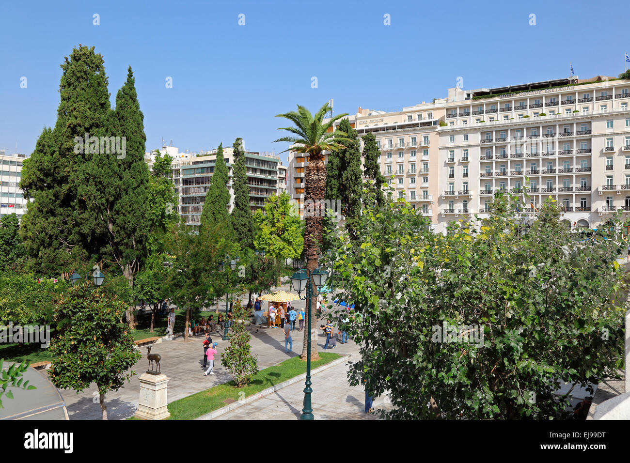 Grèce Athènes Syntagma Square Banque D'Images