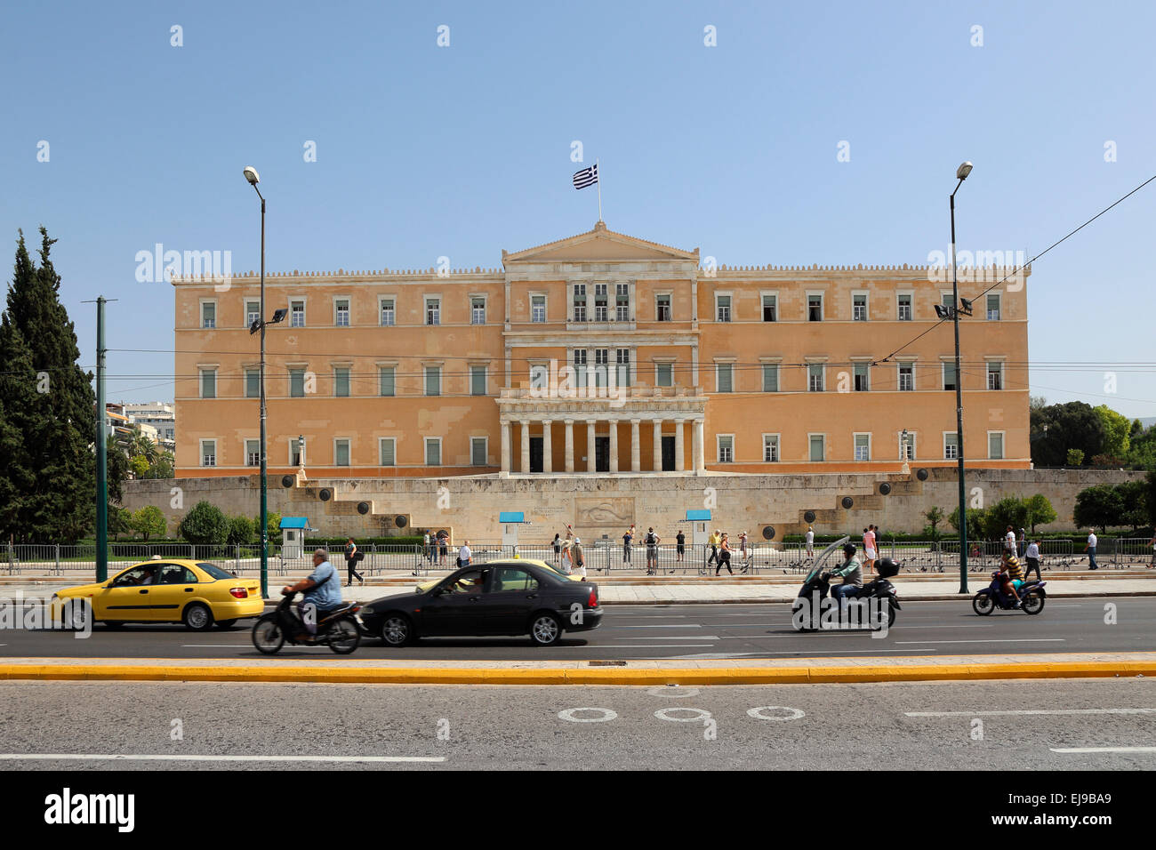 Le Parlement grec Grèce Athènes Banque D'Images