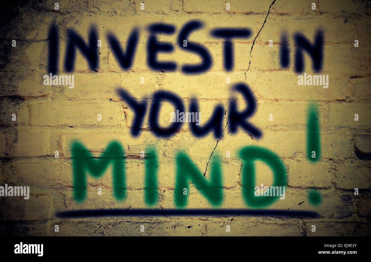 Investir dans votre esprit La concentr Banque D'Images