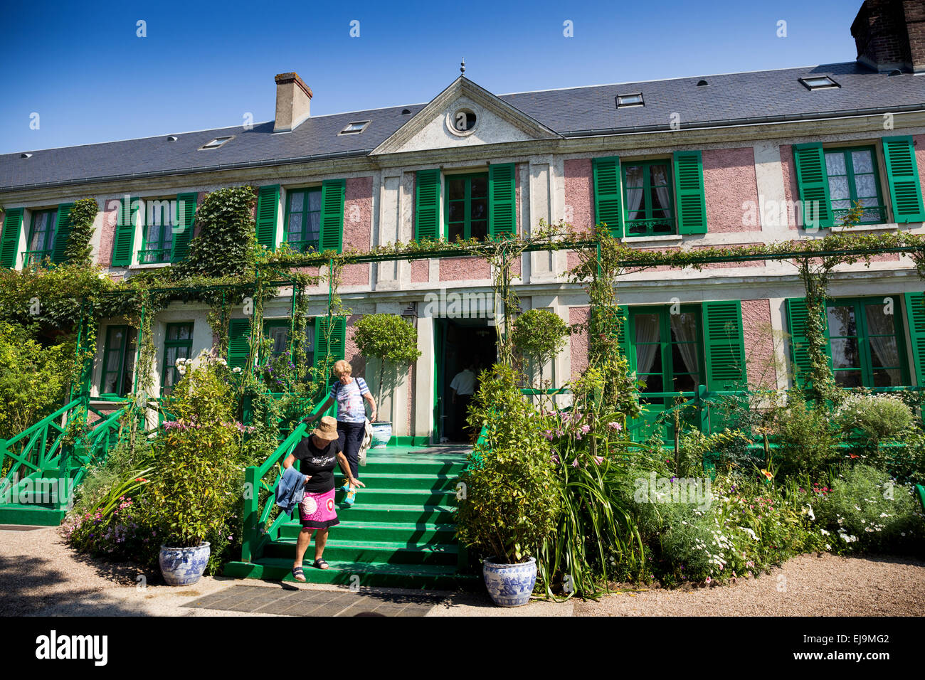 France, Europe, Giverny, Claude Monet, les jardins de la Fondation de la maison de Monet Banque D'Images