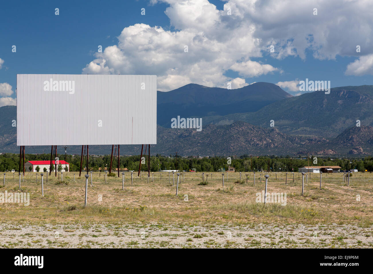 Conduire en cinéma dans Buena Vista CO Banque D'Images