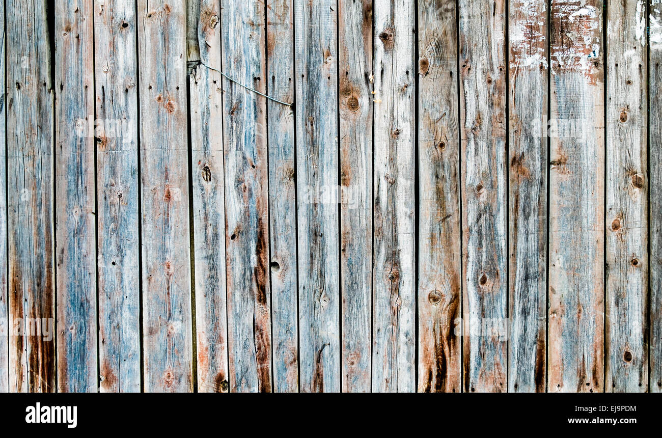 Panneaux de clôture en bois Banque D'Images