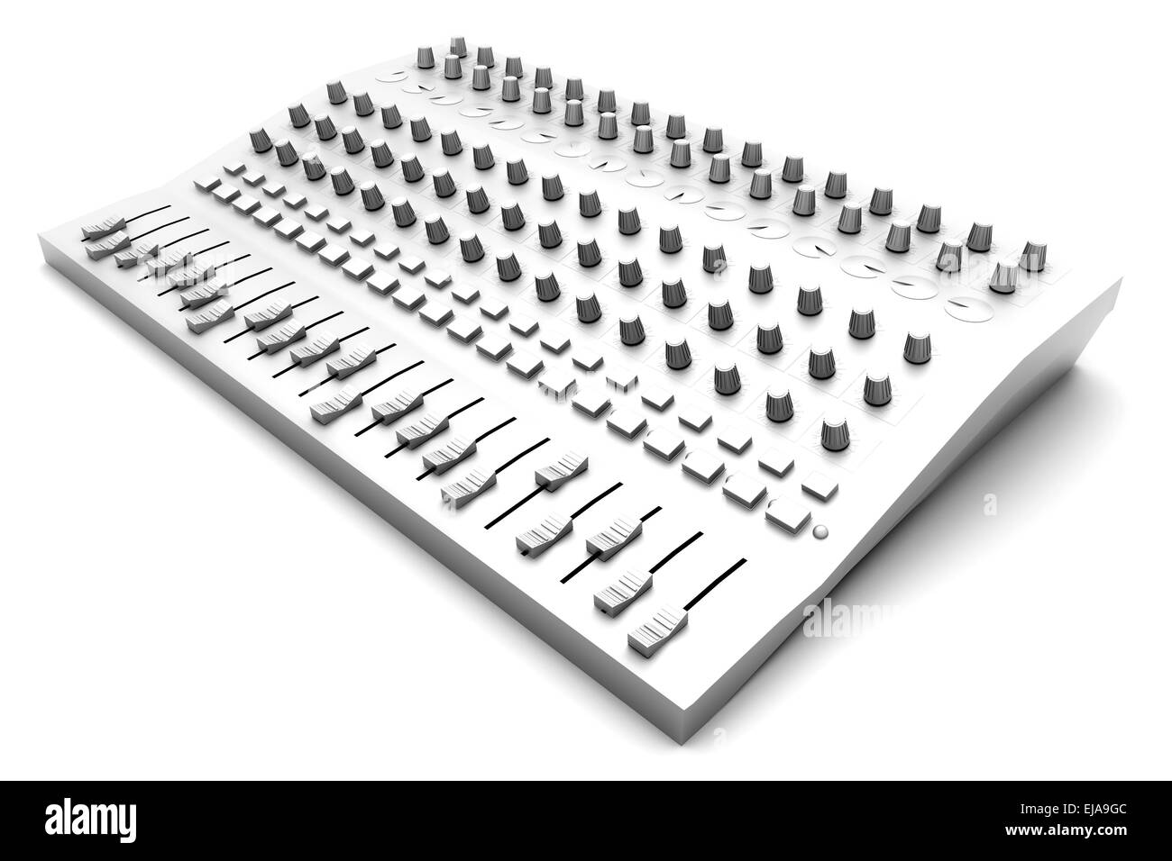 Mixage amplifiée Banque D'Images