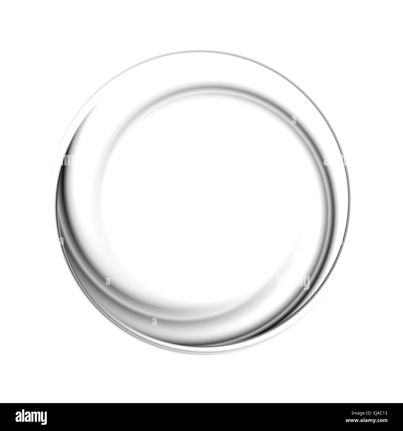 La forme du logo cercle noir Banque D'Images