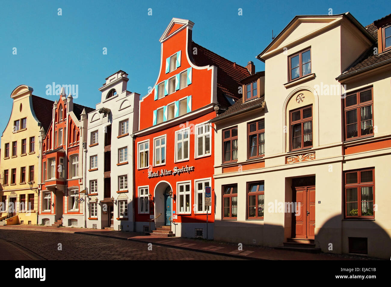 Old Apartment Building Wismar Allemagne Banque D'Images