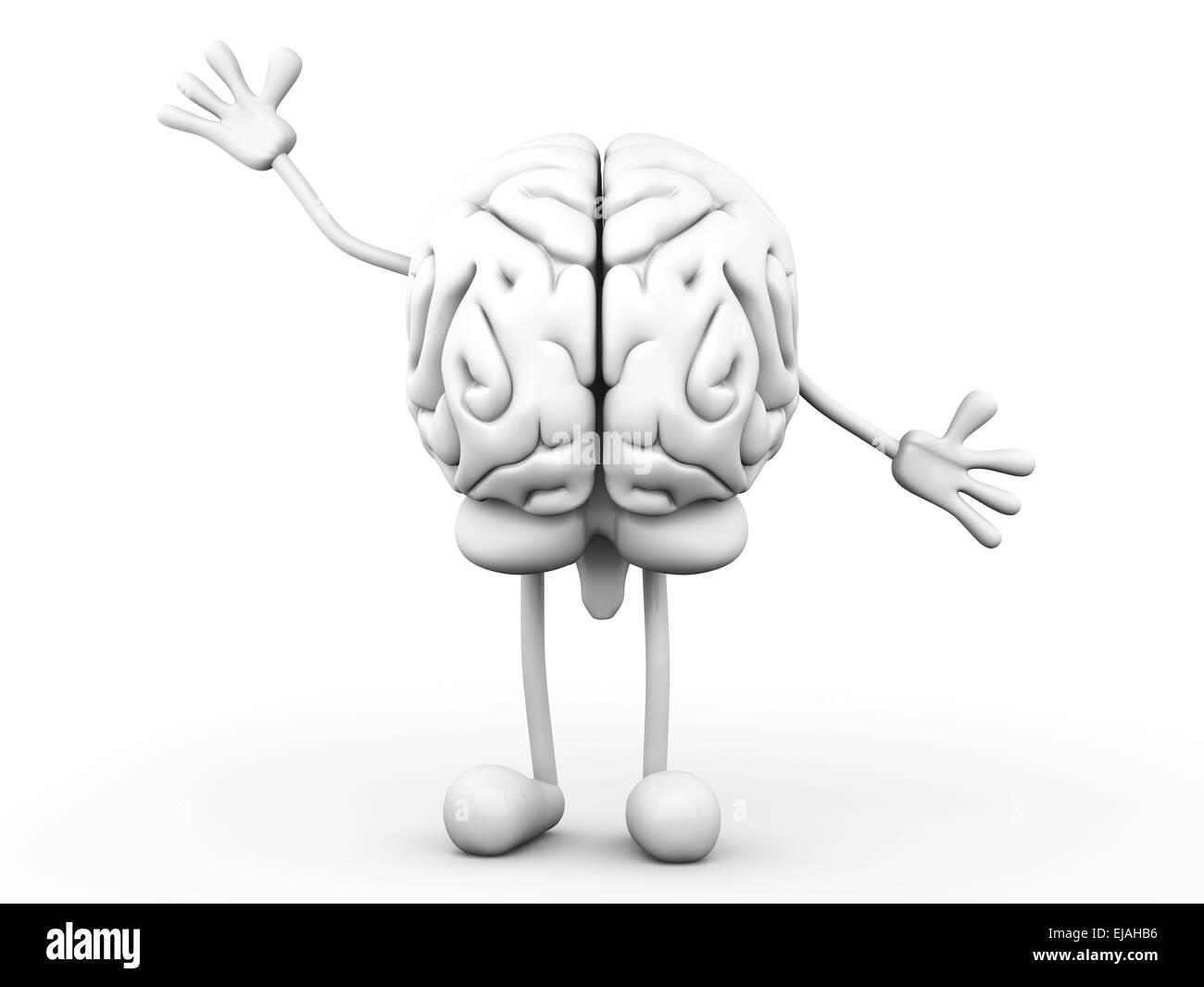 Cerveau de la bande dessinée Banque D'Images