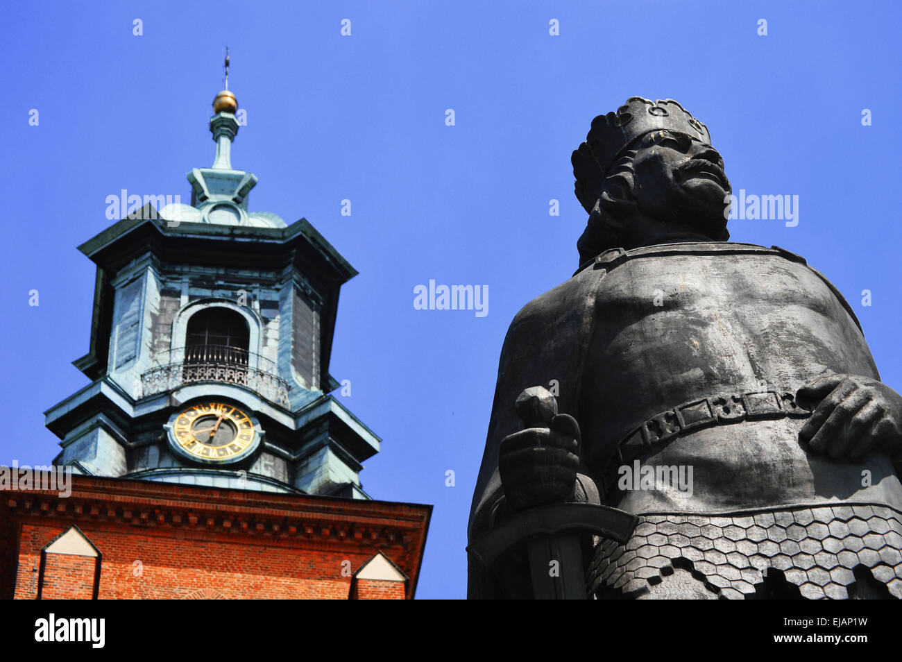 La cathédrale médiévale de Gniezno Banque D'Images