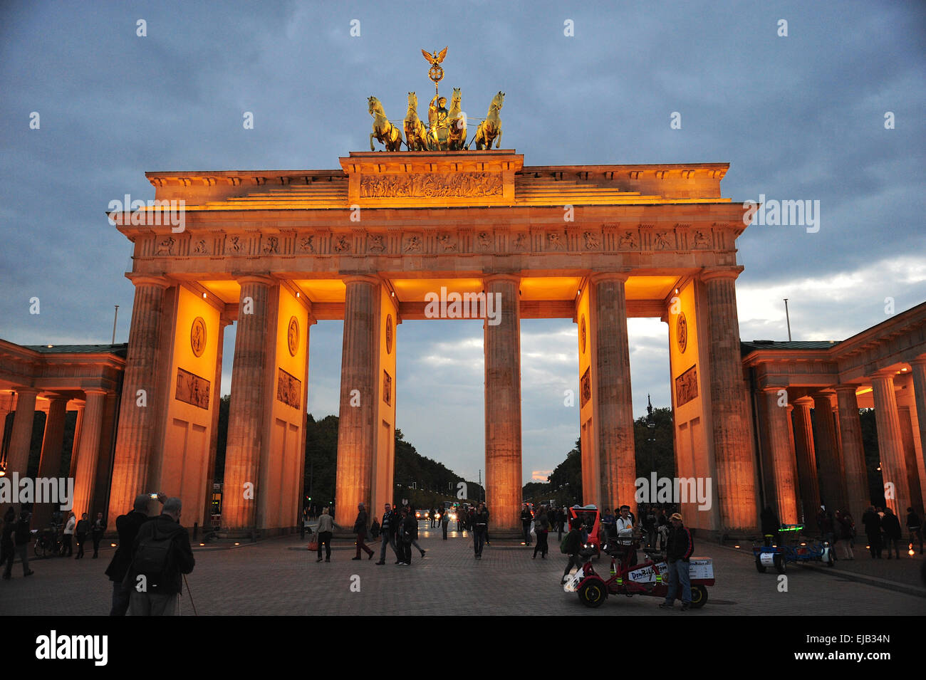 La porte de Brandebourg, Berlin, Allemagne Banque D'Images