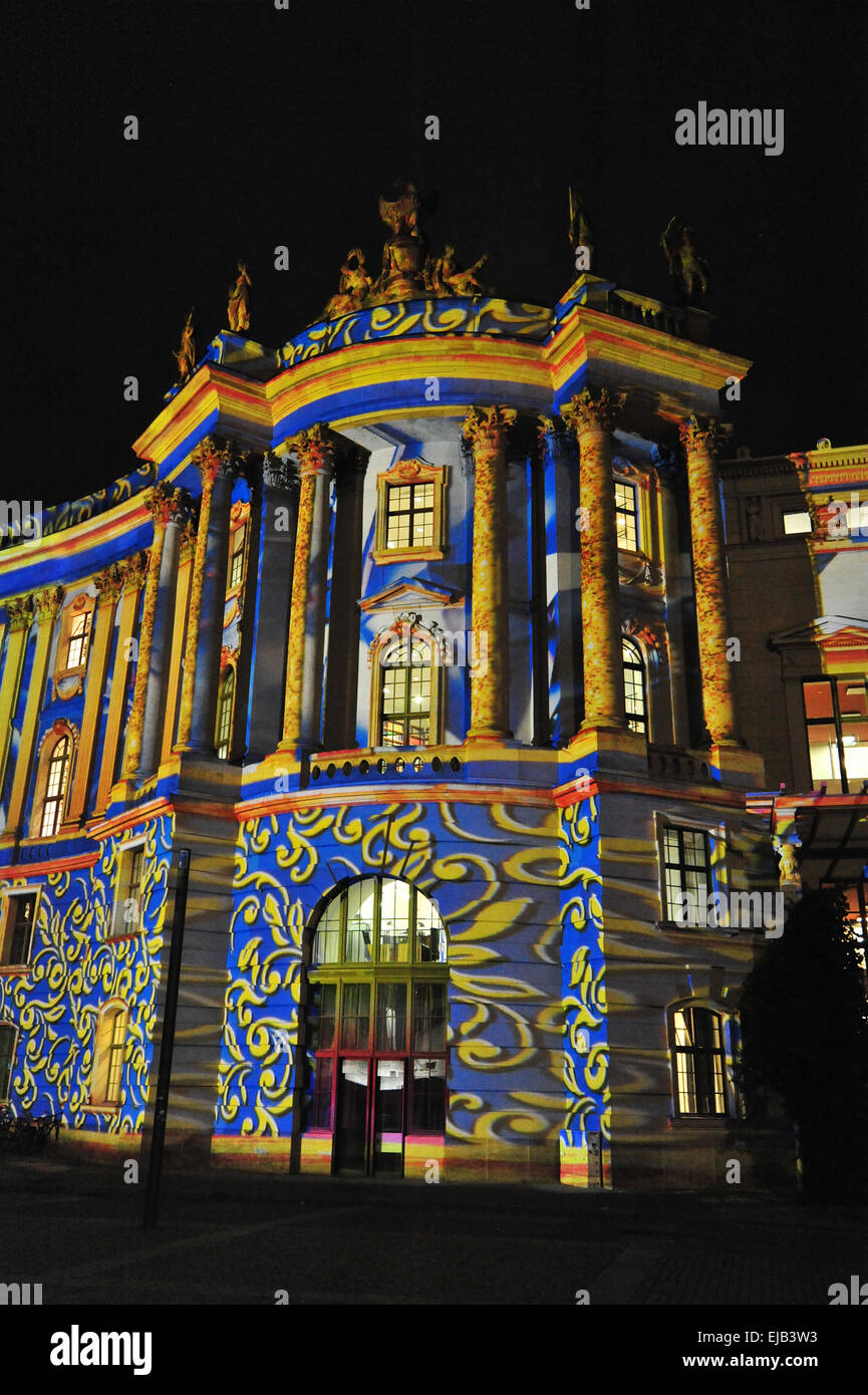 Fête des lumières de Berlin Allemagne Banque D'Images