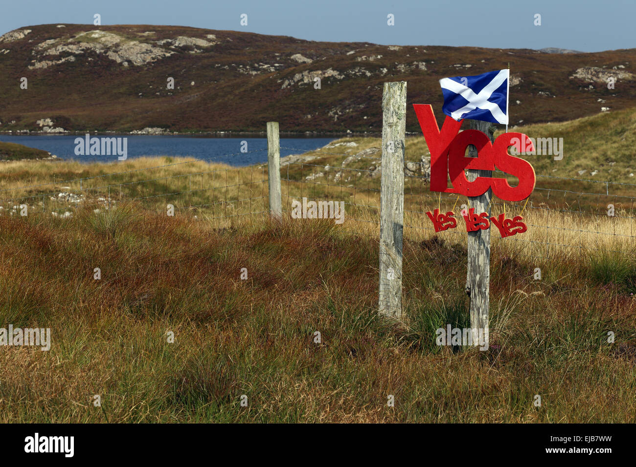 2014 Référendum sur l'indépendance écossaise Banque D'Images
