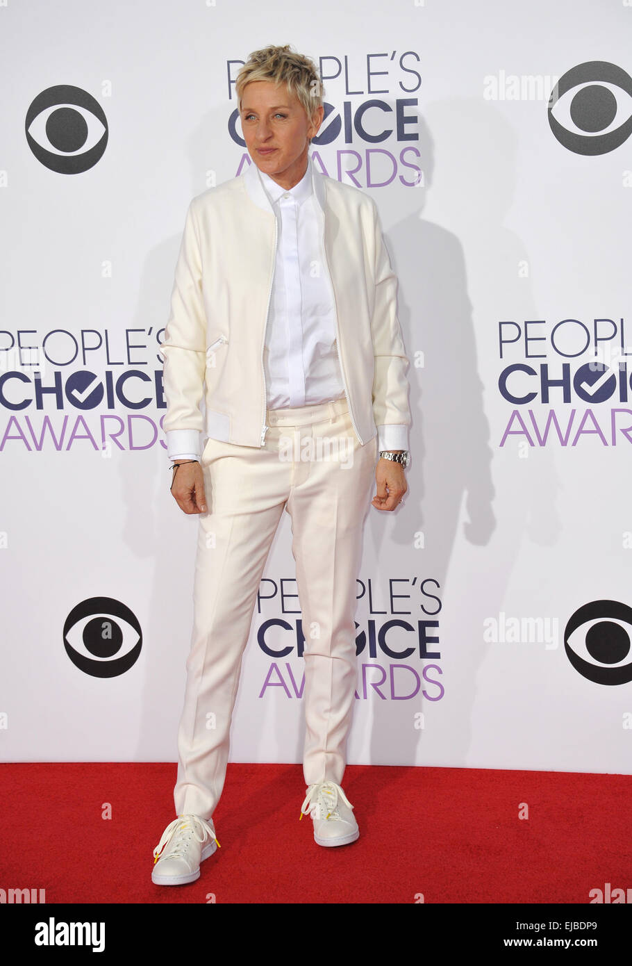 LOS ANGELES, CA - 7 janvier 2015 : Ellen DeGeneres au People's Choice Awards 2015 au Nokia Theatre L.A. Vivre la ville de Los Angeles. Banque D'Images