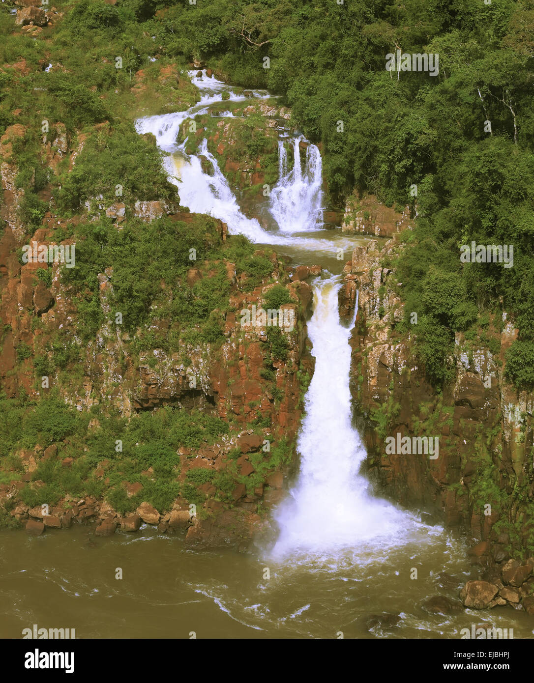 Cascades à plusieurs niveaux d'eau Banque D'Images