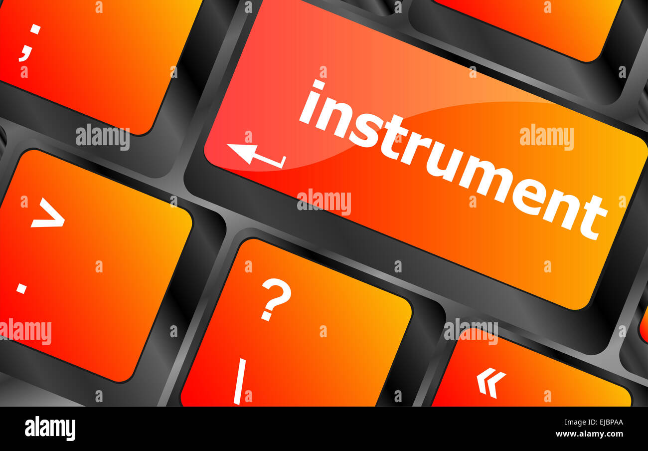 Plan rapproché sur les touches du clavier - instrument conceptuel Banque D'Images