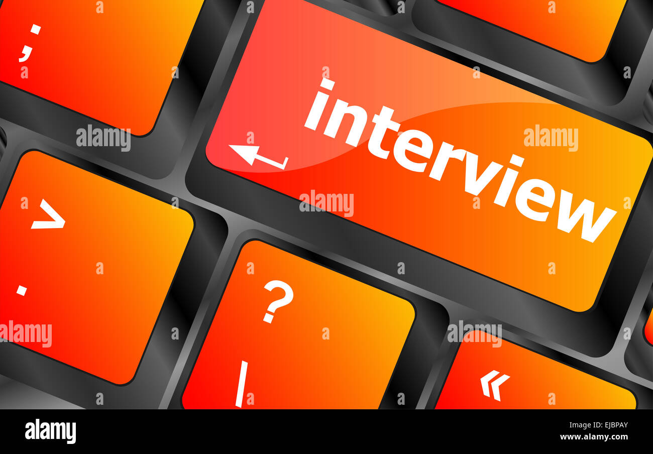 Clavier de l'ordinateur avec Word, de l'éducation entrevue concept Banque D'Images