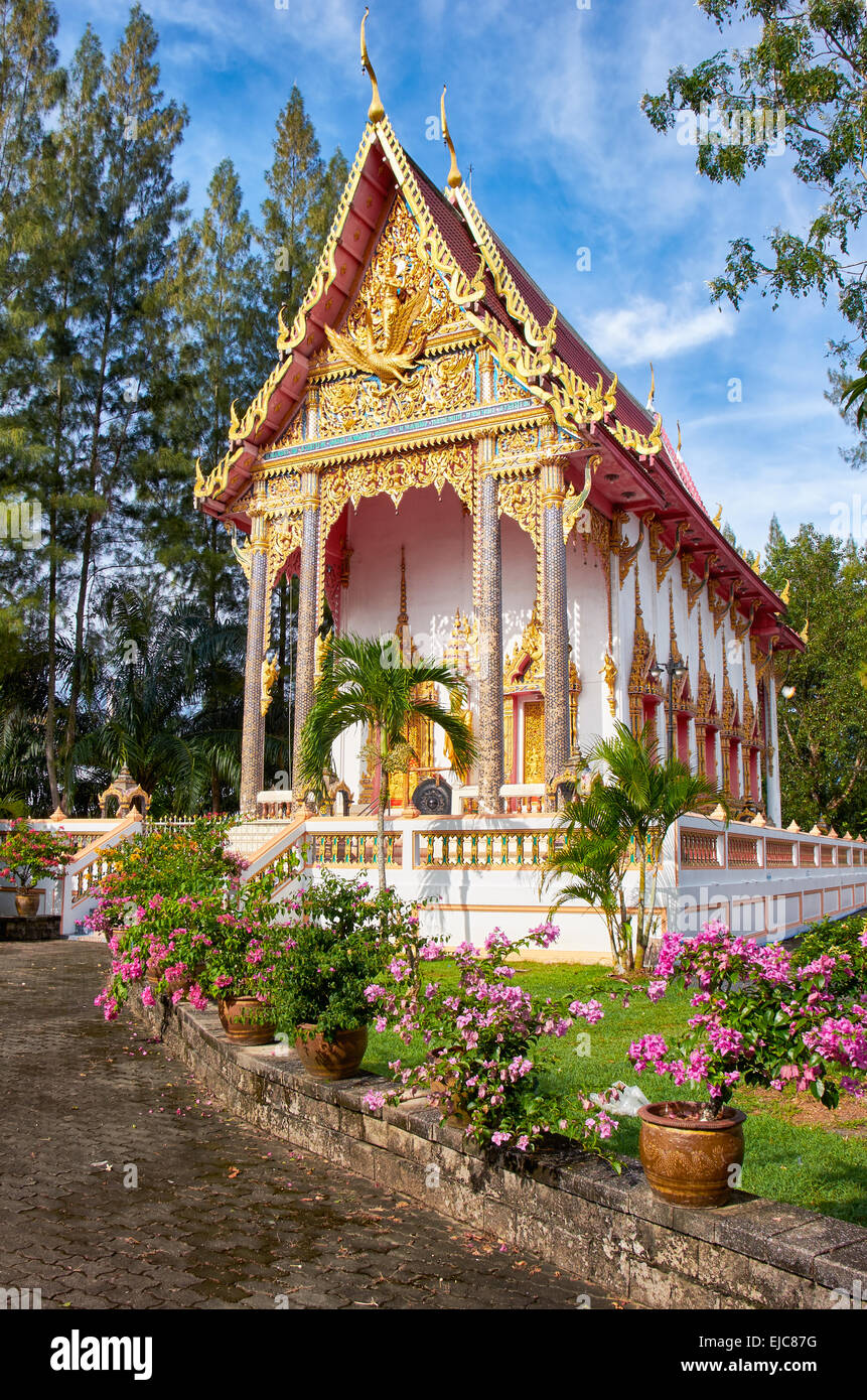 Wat Sri Sunthon temple sur Phuket Banque D'Images