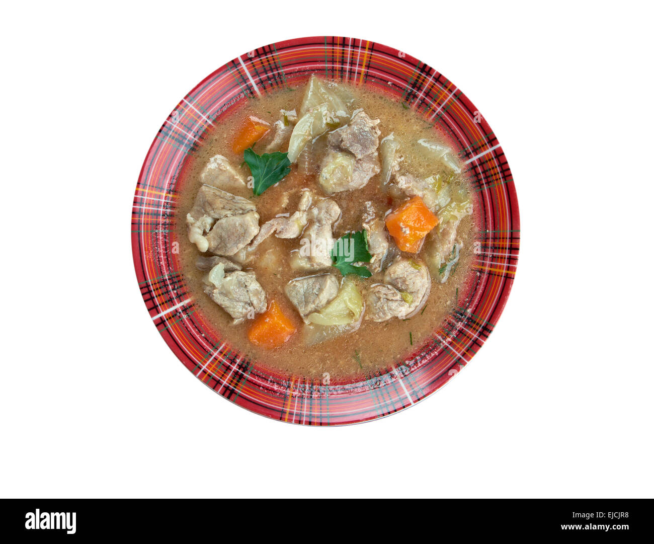 Ragout De Mouton Avec Divers Legumes Ragoût d'agneau Banque d'images détourées - Alamy