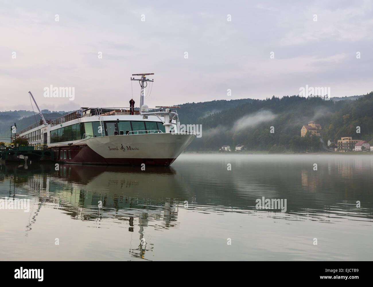 Sound of Music bateau de croisière sur le Danube Banque D'Images