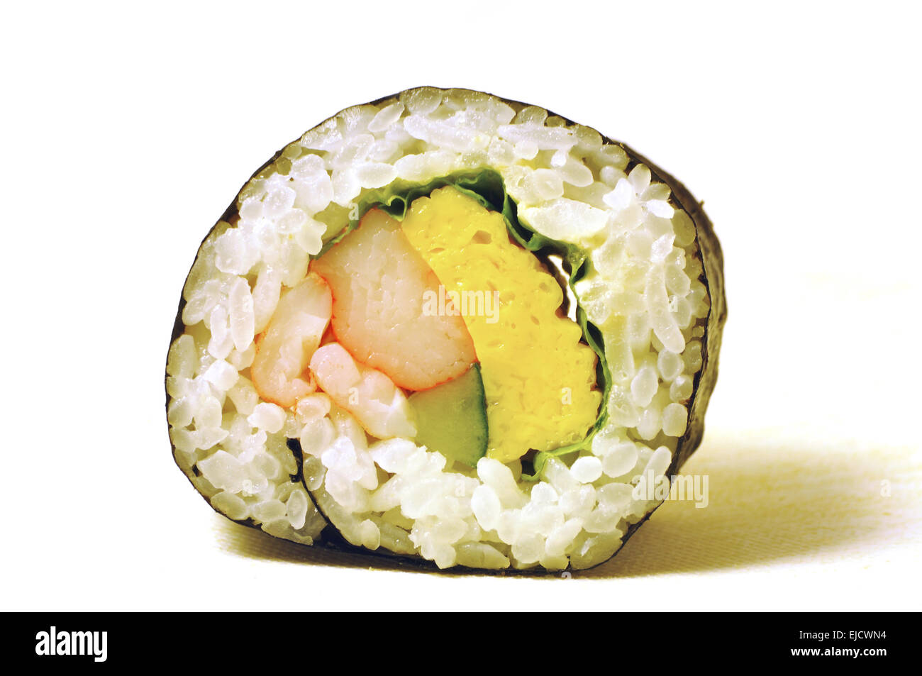 Rouleau de sushi japonais Banque D'Images