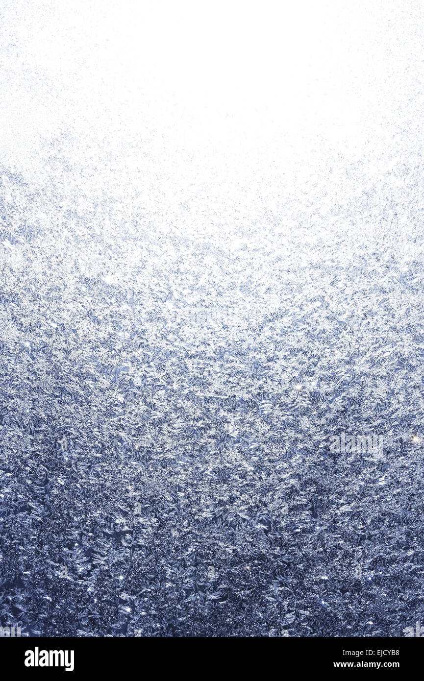 Hiver fond surface cristallisée - 5500 Banque D'Images