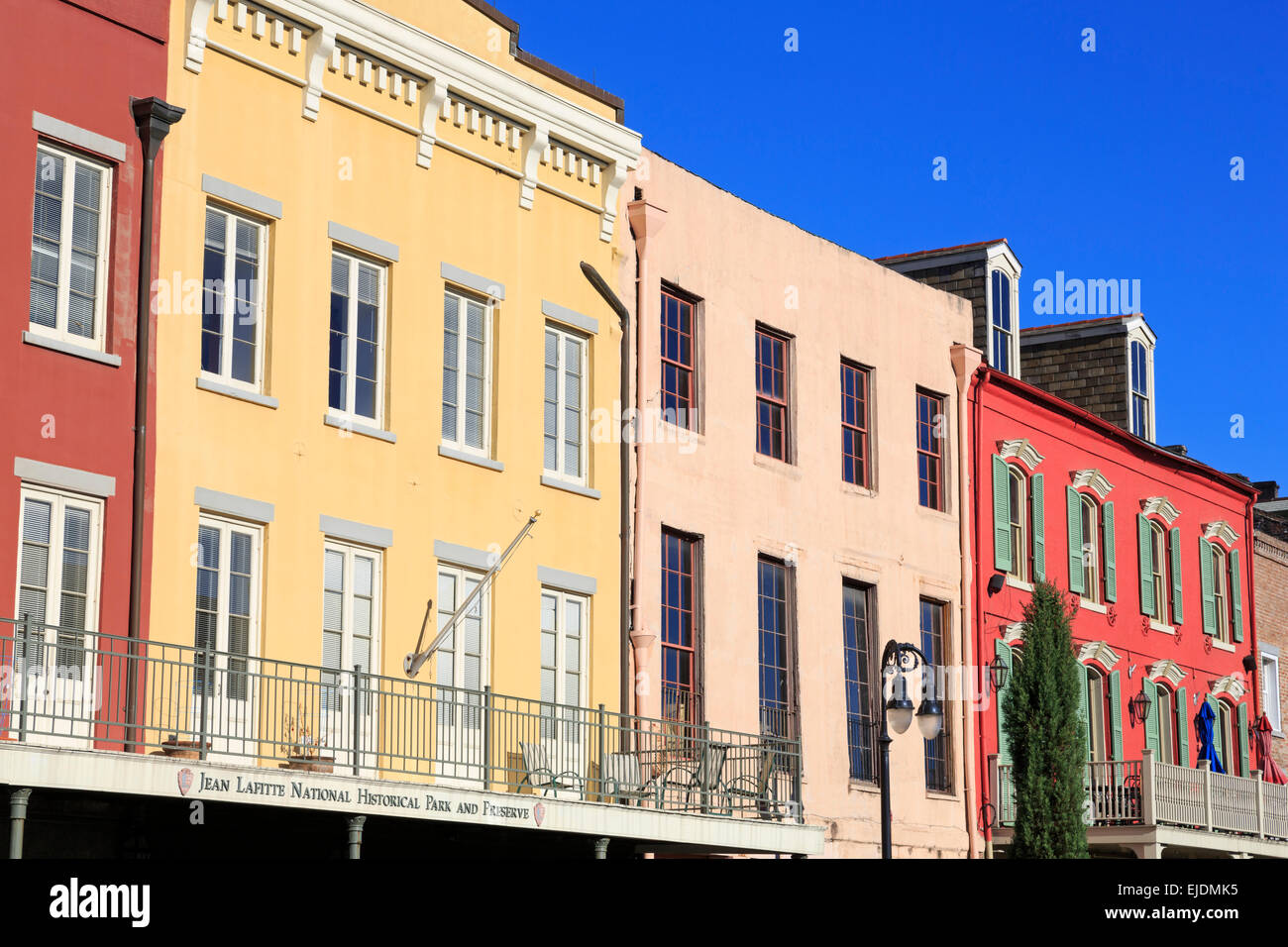 Decatur Street, quartier français, la Nouvelle Orléans, Louisiane, USA Banque D'Images