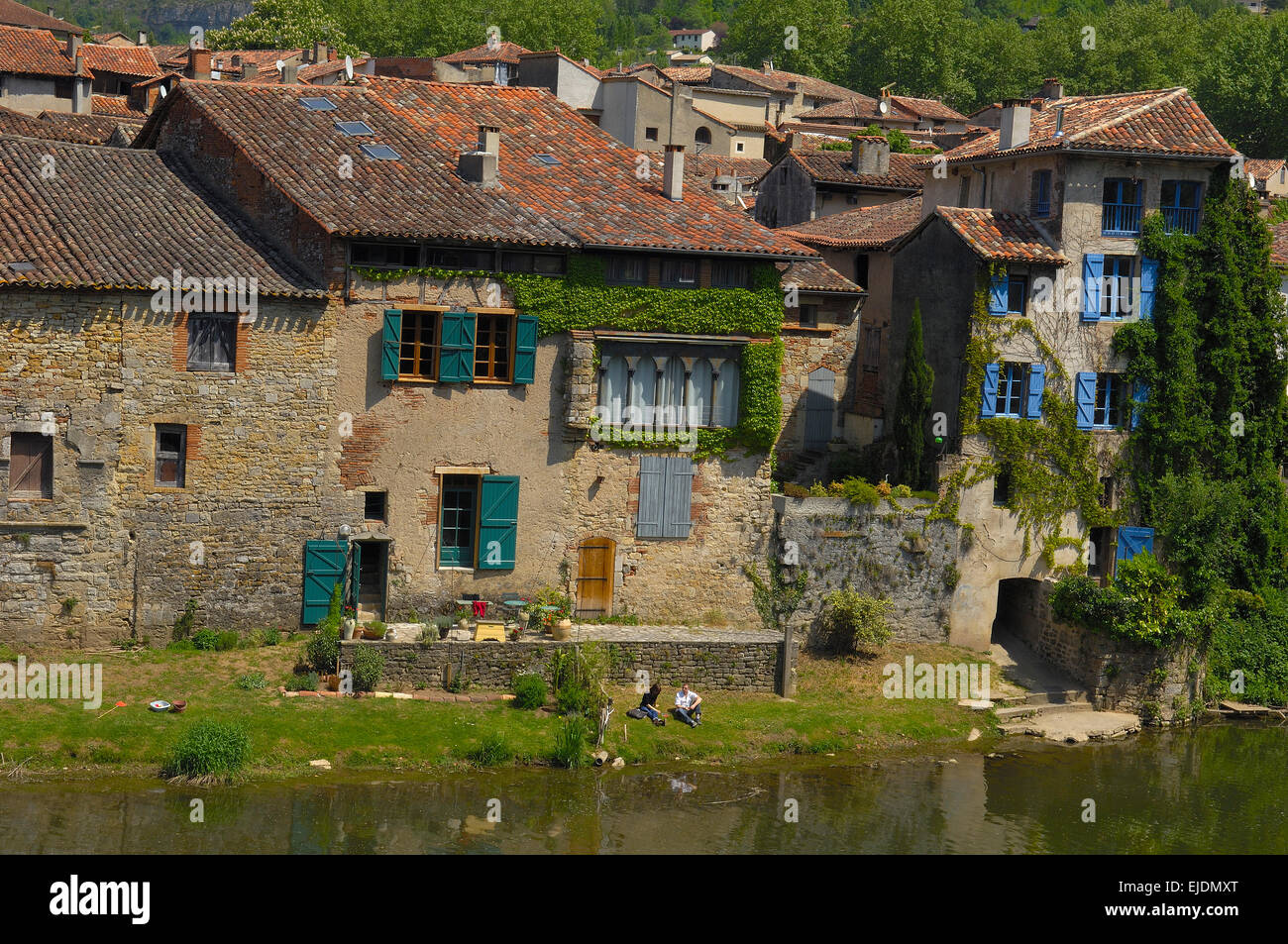 Saint Antonin Noble Val, Aveyron, Tarn et Garonne, Région Midi-Pyrénées, France, Europe Banque D'Images