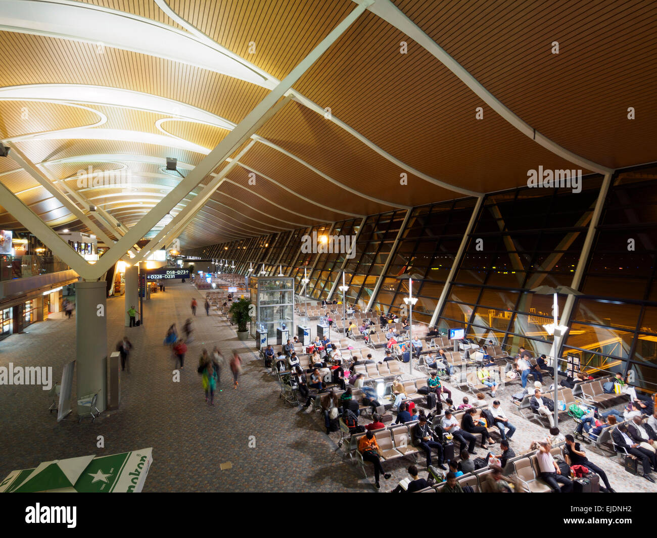 L'aéroport international de Pudong à Shanghai, Chine Banque D'Images