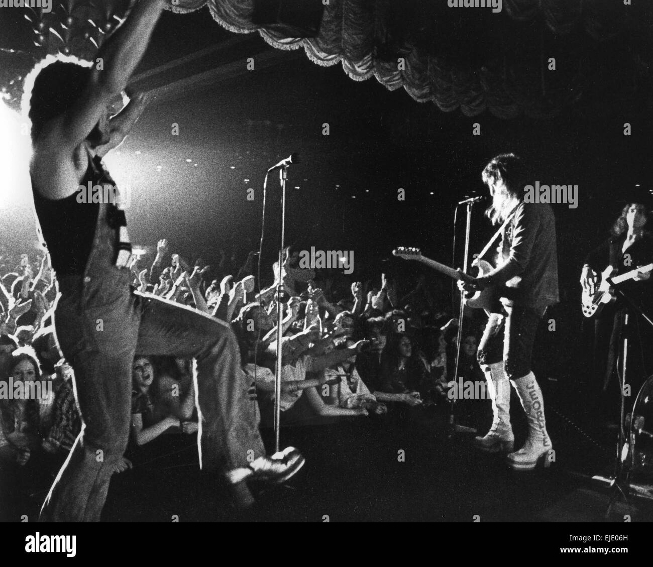 Promotion de l'anglais GEORDIE photo groupe glam-rock de 1973 Banque D'Images