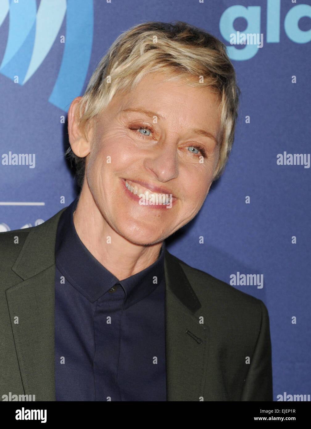 ELLEN DeGENERES comédienne nous en mars 2015. Photo Jeffrey Mayer Banque D'Images