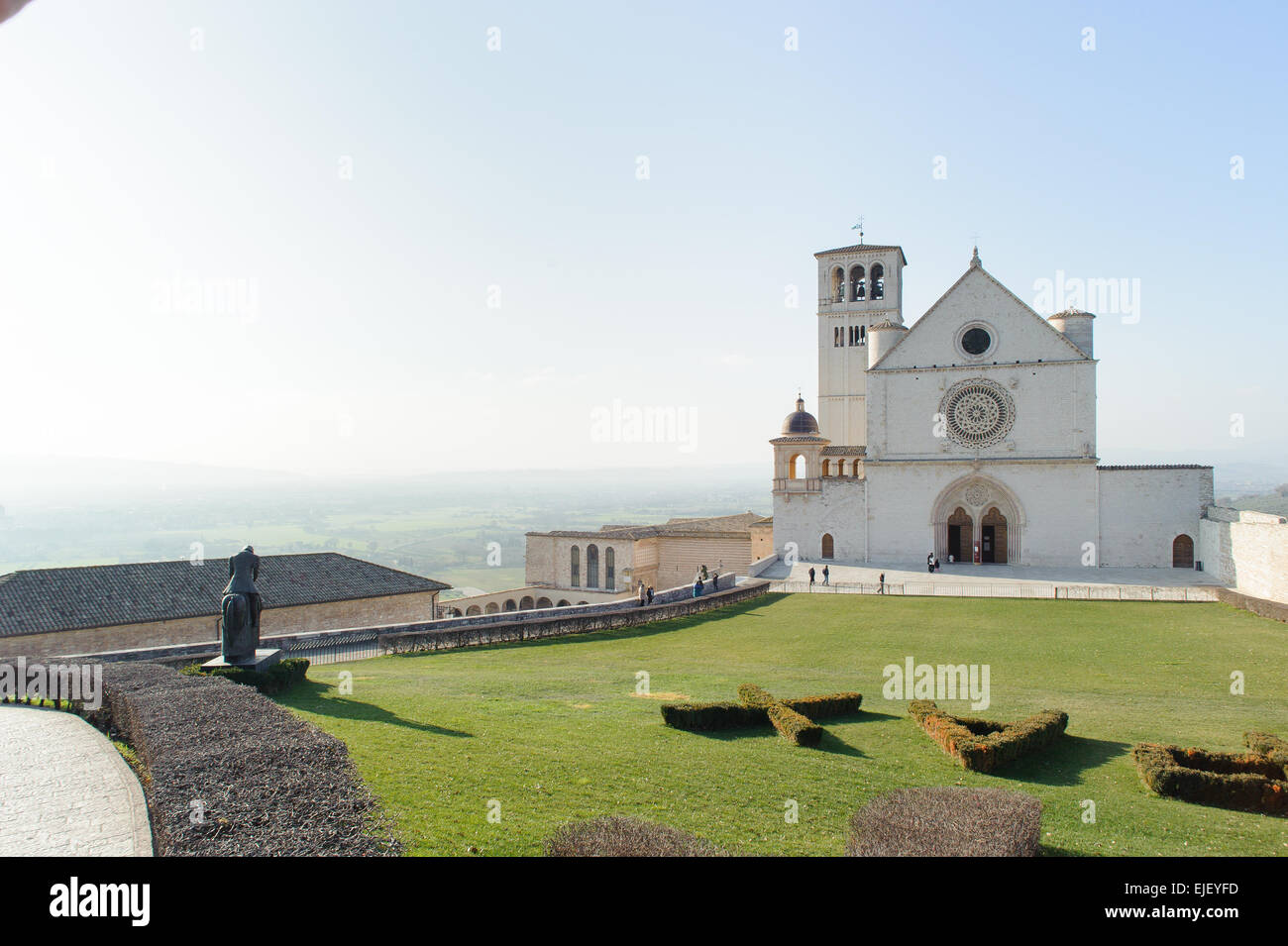 La Basilique Papale de Saint François d'Assise, Basilique de San Francesco d'Assisi en italien, est l'église mère de la franciscan o Banque D'Images