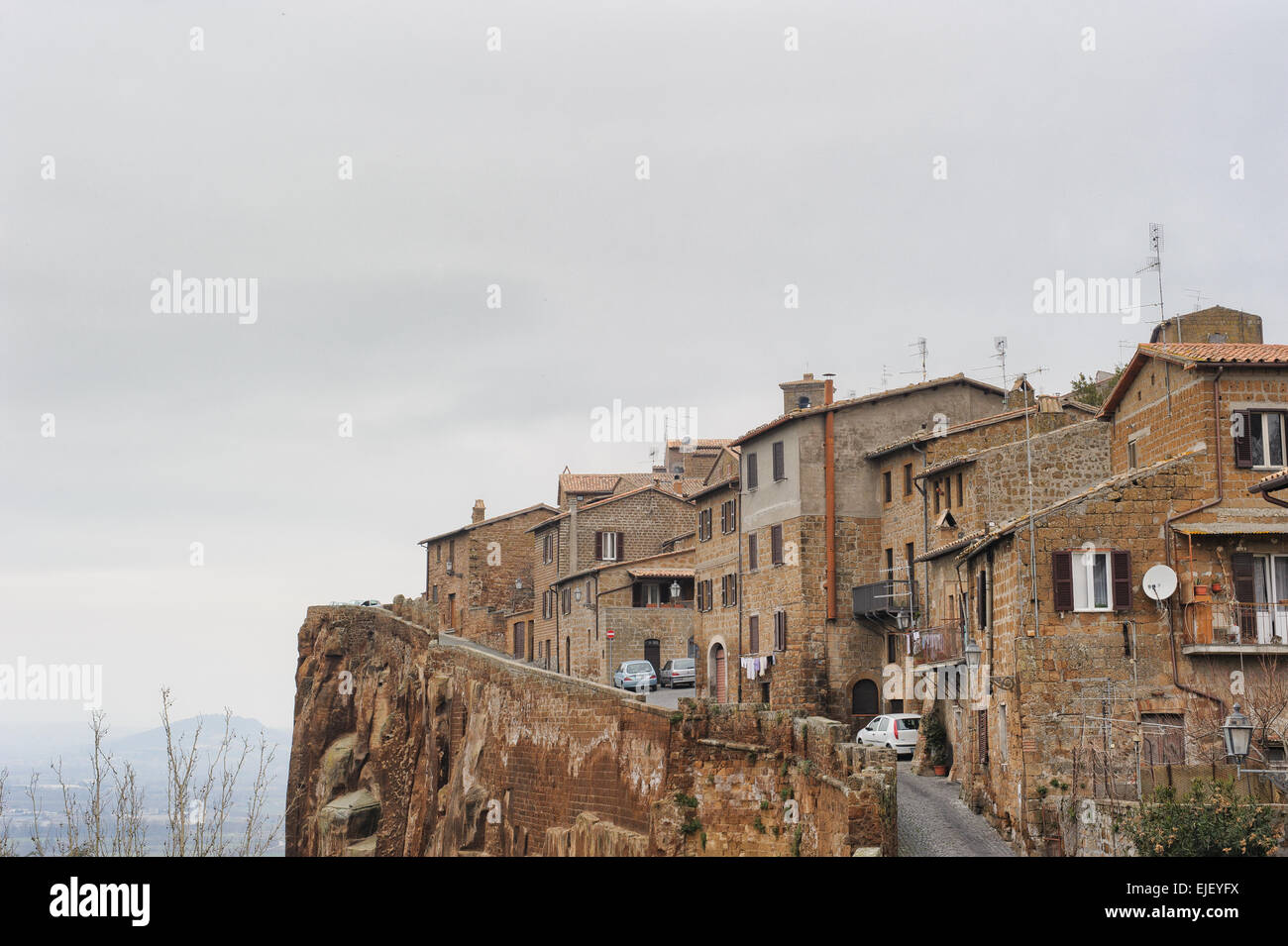 Orvieto est une ville de Pérouse, Ombrie, Italie. Il est situé sur le sommet d'une grande butte et célèbre lieu de voyage en Italie. Banque D'Images