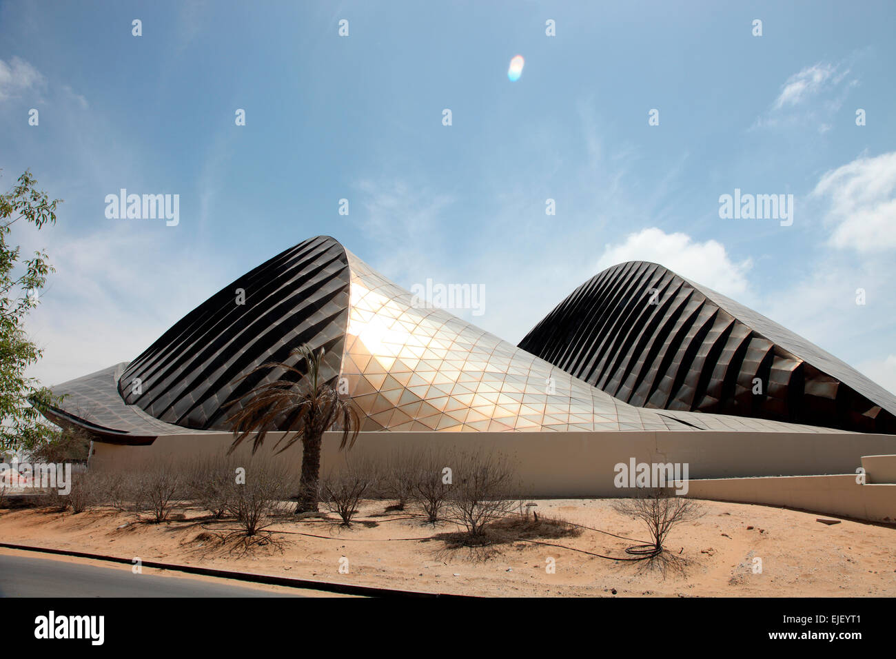 Les EAU Pavilion conçu par Foster et partenaires sur l'île de Saadiyat. Banque D'Images