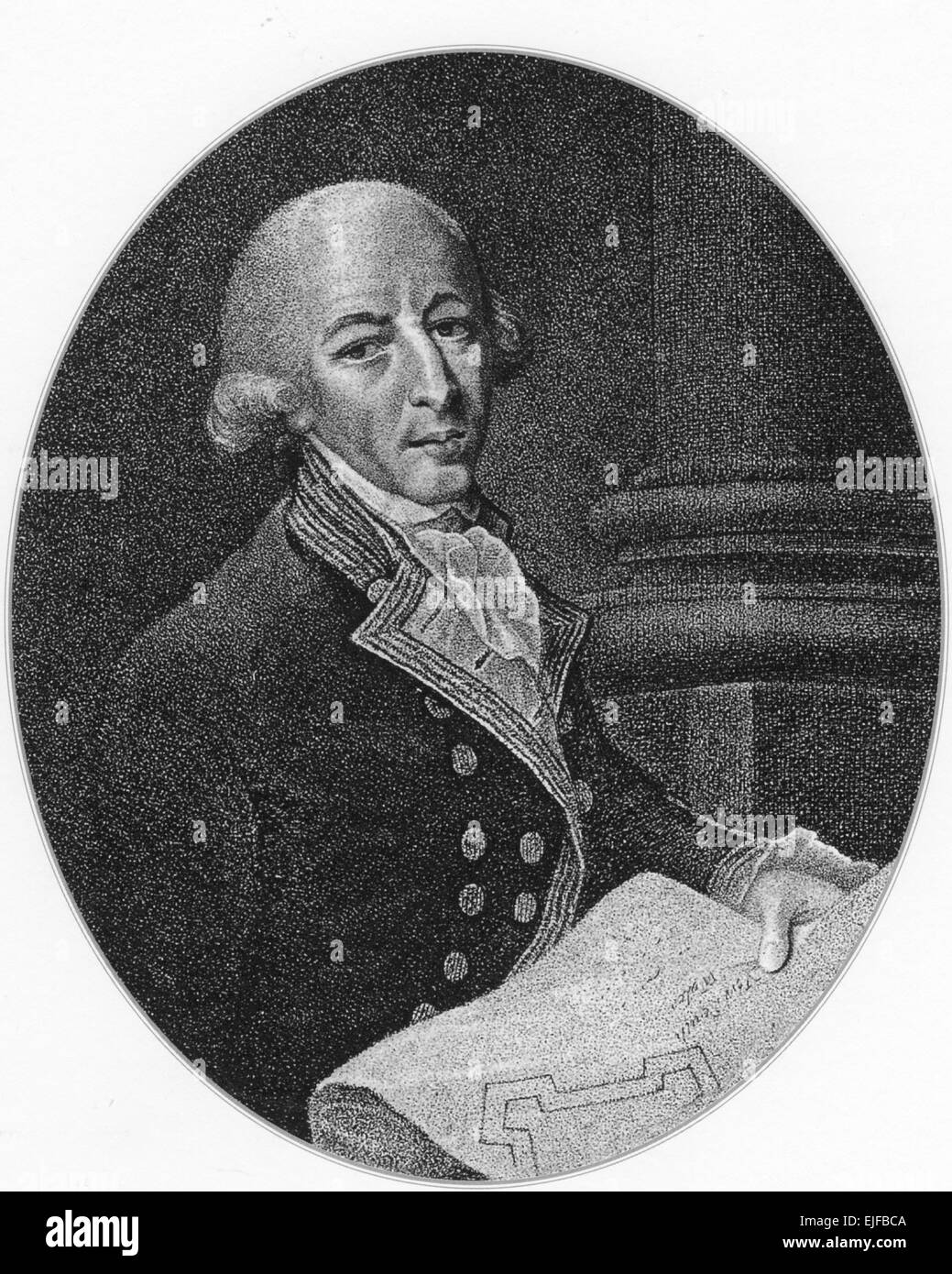 ARTHUR PHILIP (1738-1814) officier de la Royal Navy et premier gouverneur de la Nouvelle Galles du Sud Banque D'Images