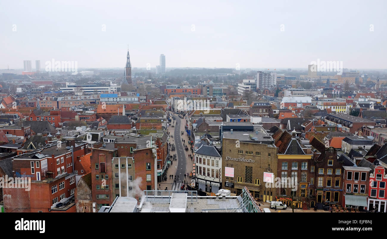 Groningen, Pays-Bas Skyline Banque D'Images