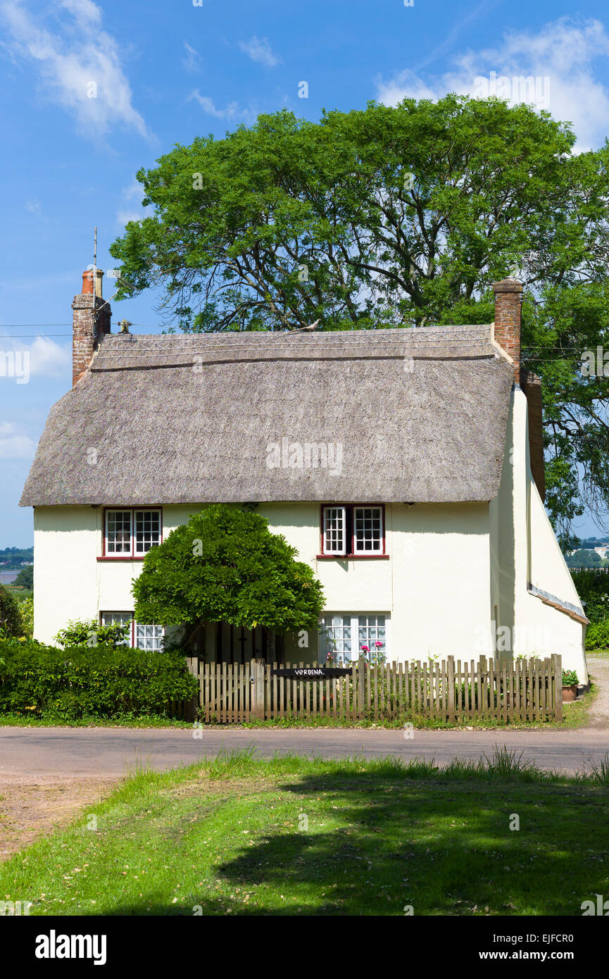 Gîte rural pittoresque typique de Powderham à dans le sud du Devon, England, UK Banque D'Images