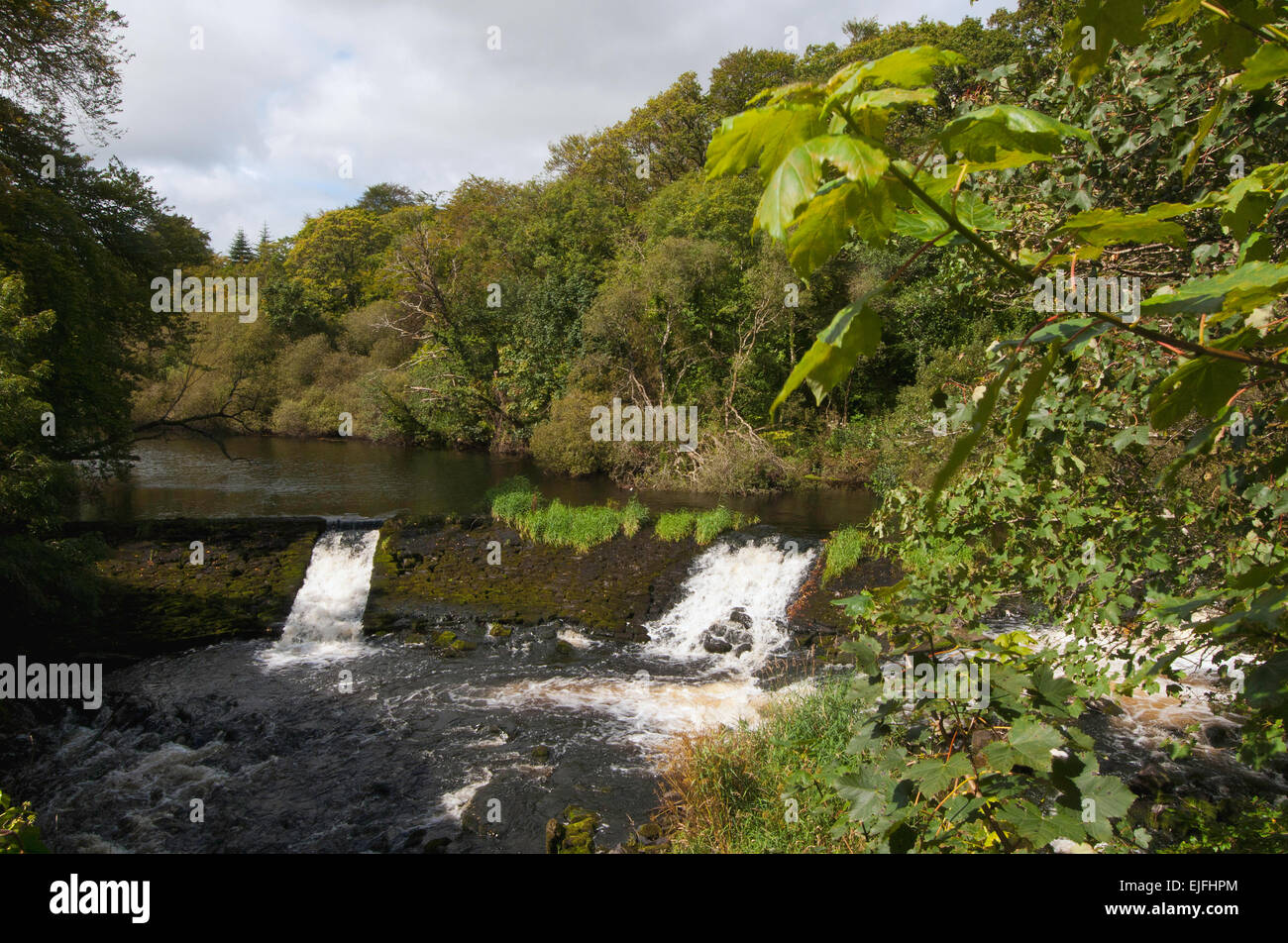 River Lennon, Rathmelton, comté de Donegal, Irlande Banque D'Images