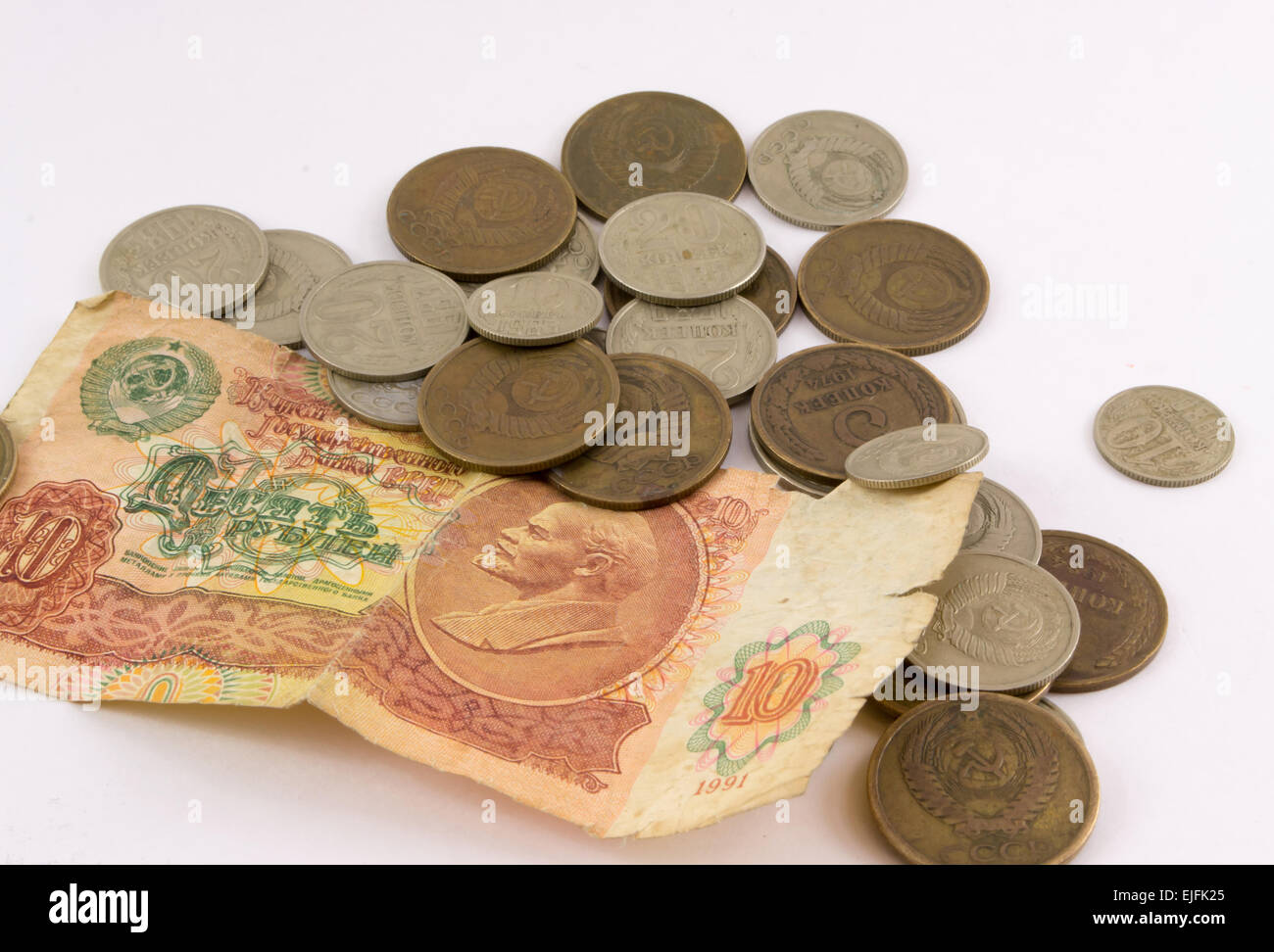 Set Complet URSS 1961 – 9 Pièces + 5 Billets De Banque, Kopeks Et Roubles Soviétiques, Collection Histoire Pour Investisseurs Et Passionnés