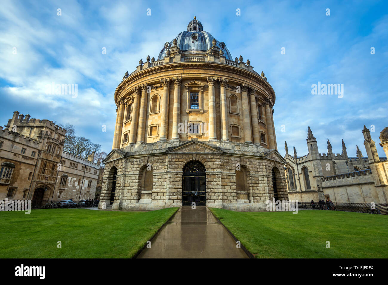 Radcliffe Camera, salle de lecture de la fameuse Bodleian Library à l'Université d'Oxford. Banque D'Images